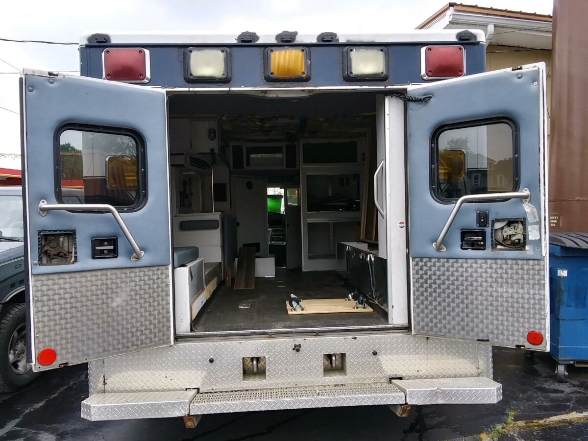 back of ambulance